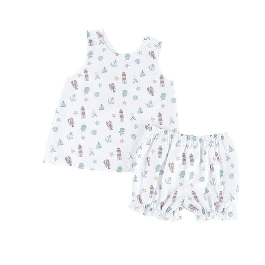 Nantucket Bloomer Set City Beautiful Childrens Boutique