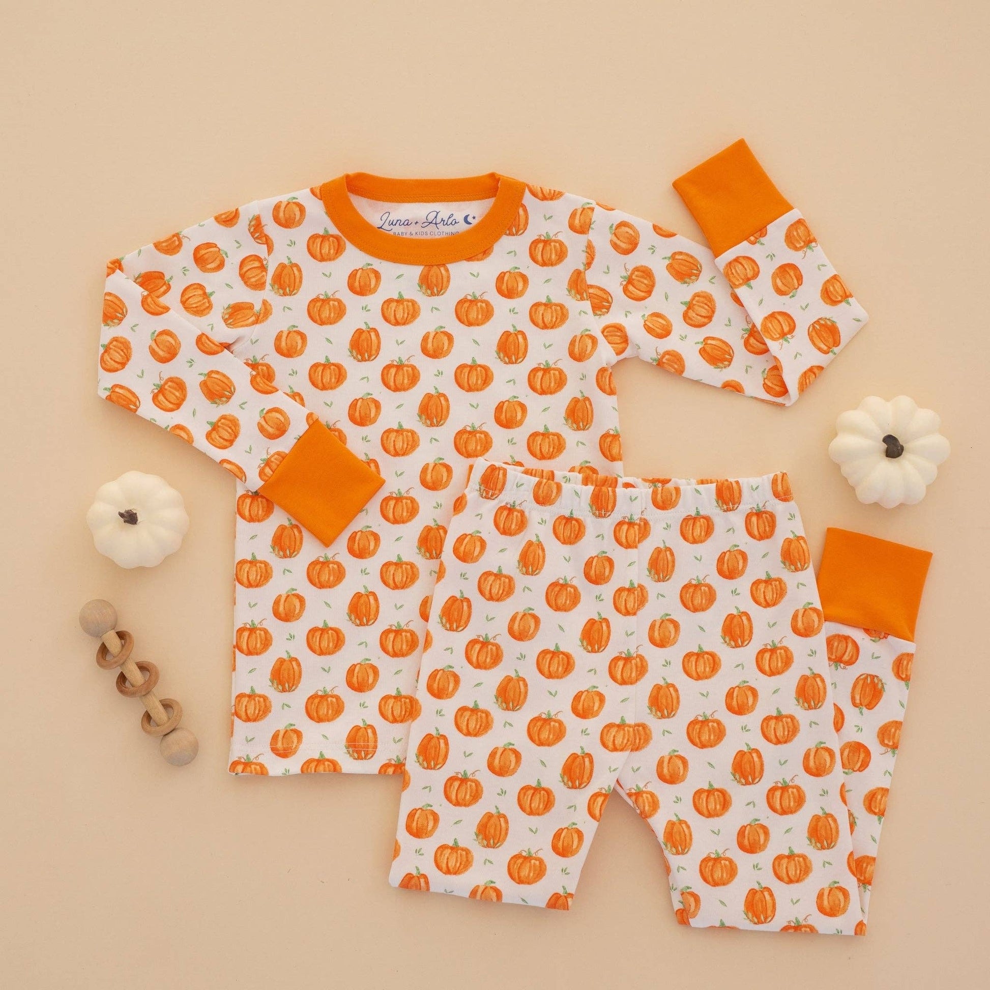 Pumpkin Grove Long Pajamas Magnolia Baby