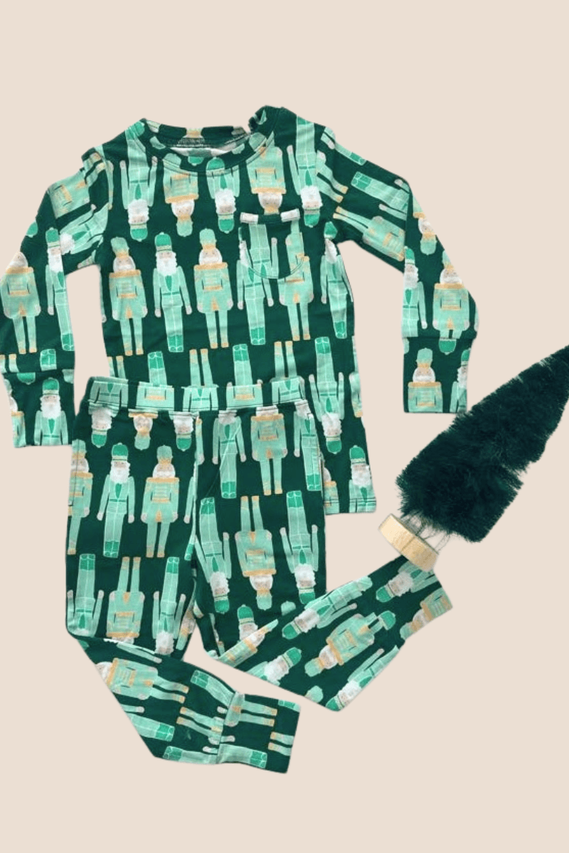 Green Nutcrackers Two Piece Set PB & Grape