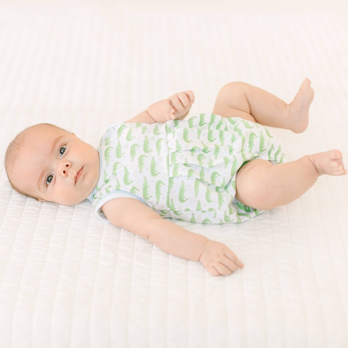 Bayou Baby Print Bubble - Light Blue Magnolia Baby