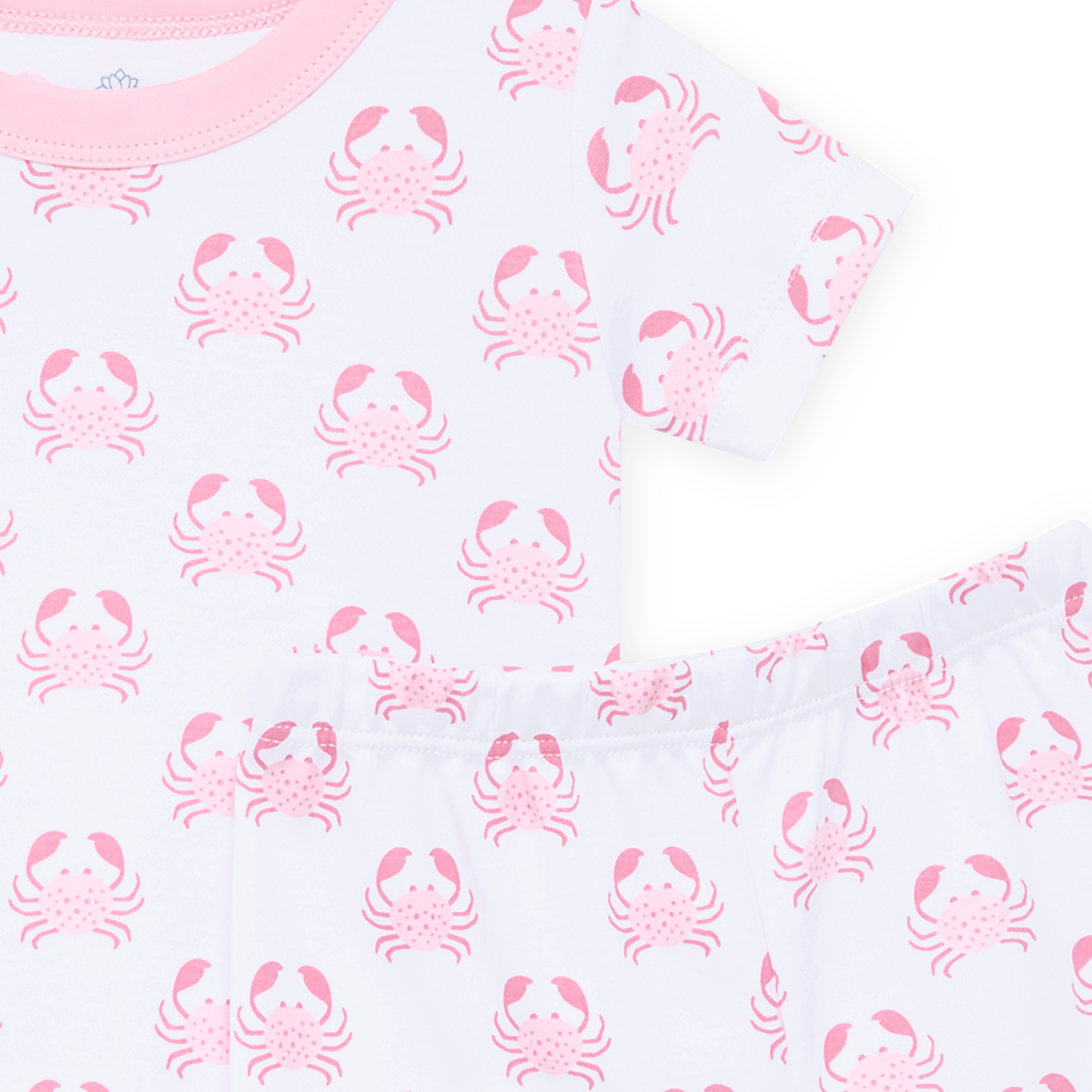 Little Crawlers Short Pajamas - Pink Magnolia Baby