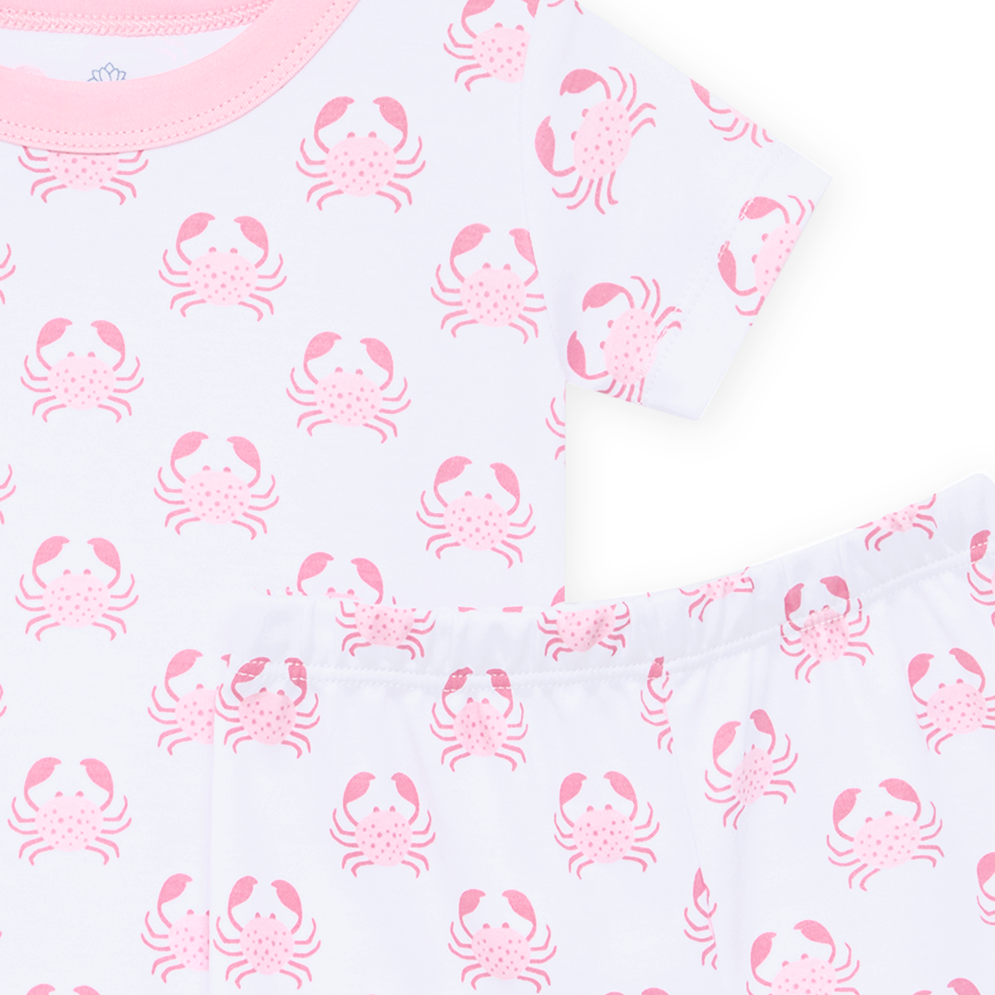 Little Crawlers Short Pajamas - Pink Magnolia Baby