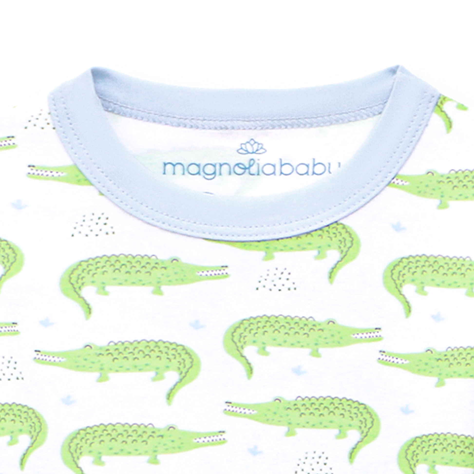 Bayou Baby Long Pajamas - Light Blue Magnolia Baby