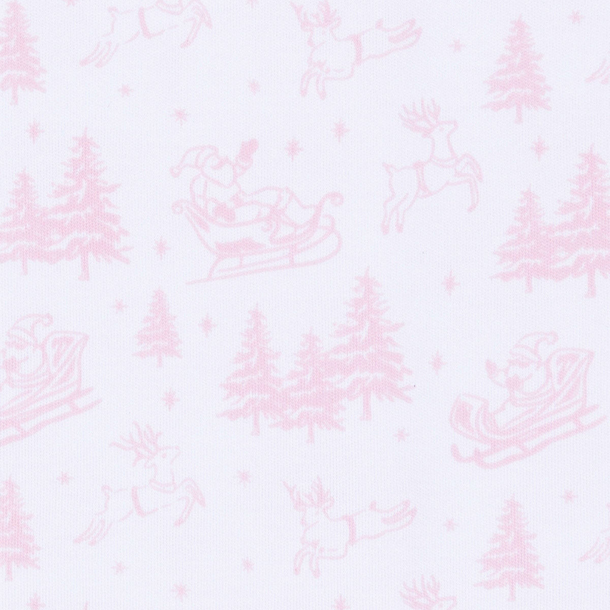 Holiday Toile Footie - Pink Magnolia Baby
