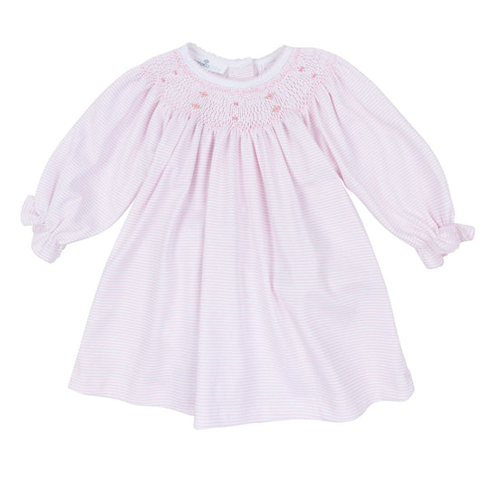 Anna Bishop Long Sleeve Dress - Pink Magnolia Baby