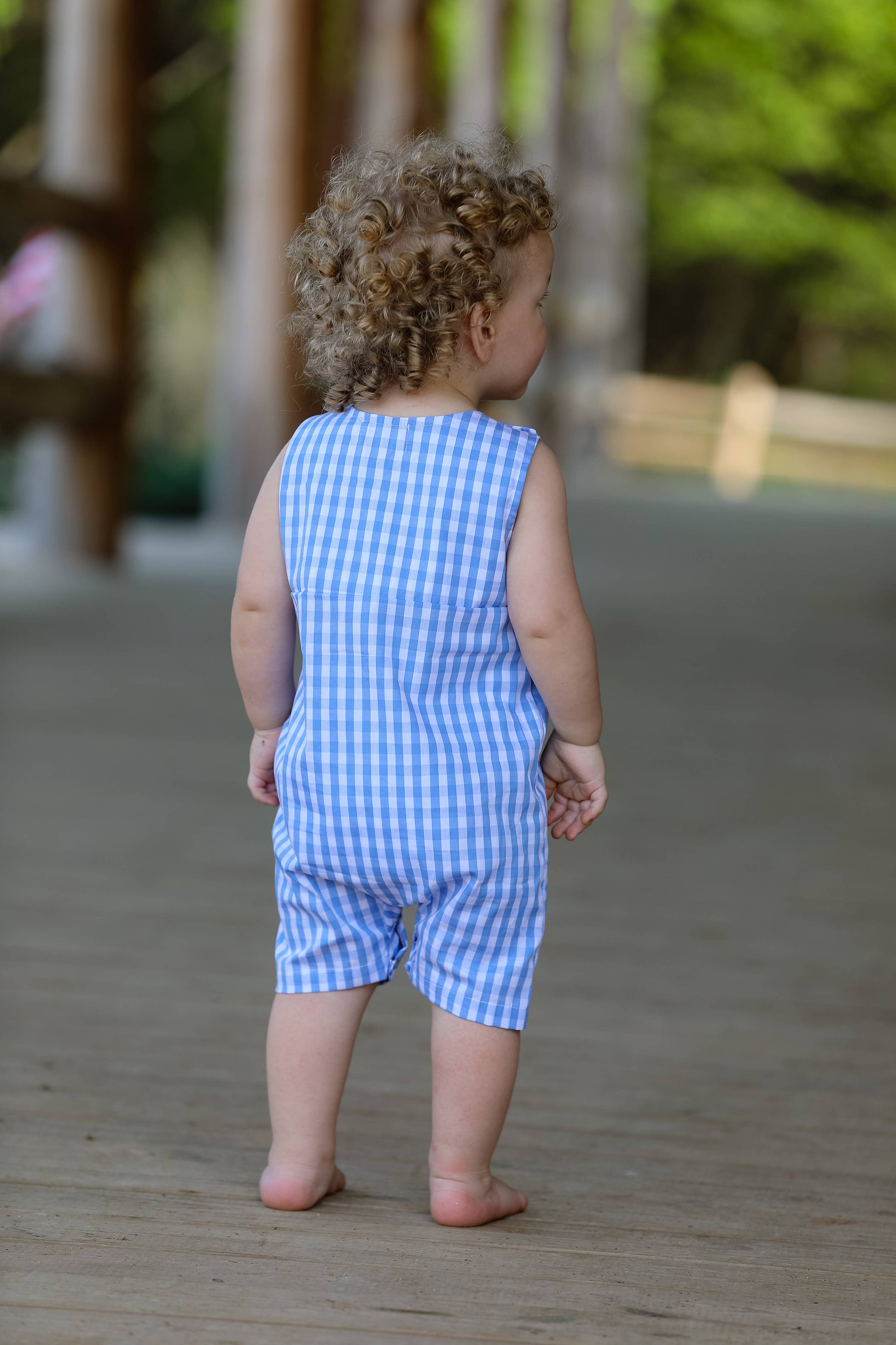 4th of july Flag Embroidery Smocking Boys Romper Rylee Faith Designs