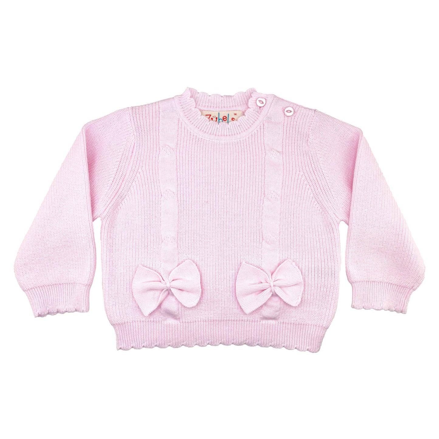 Bow Lightweight Knit Sweater Petit Ami & Zubels