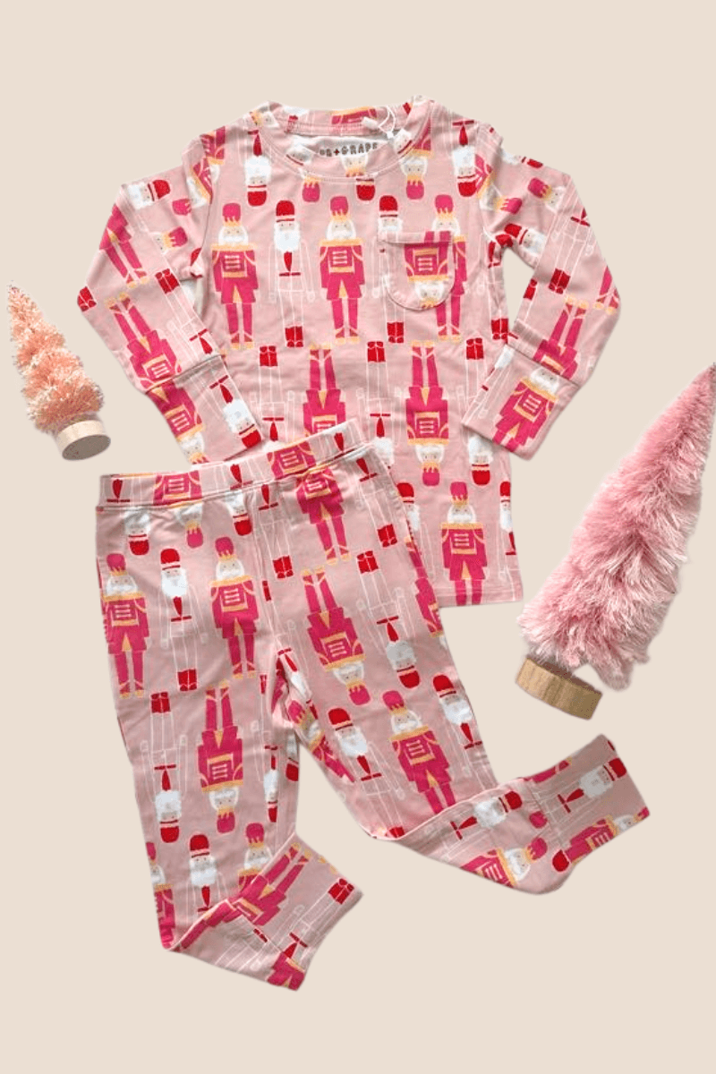 Pink Nutcrackers Two Piece Set PB & Grape
