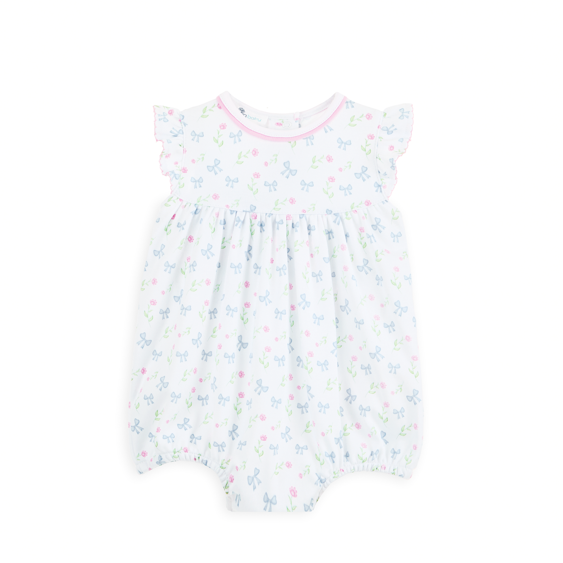 Evelyn's Classics Print Bubble Magnolia Baby
