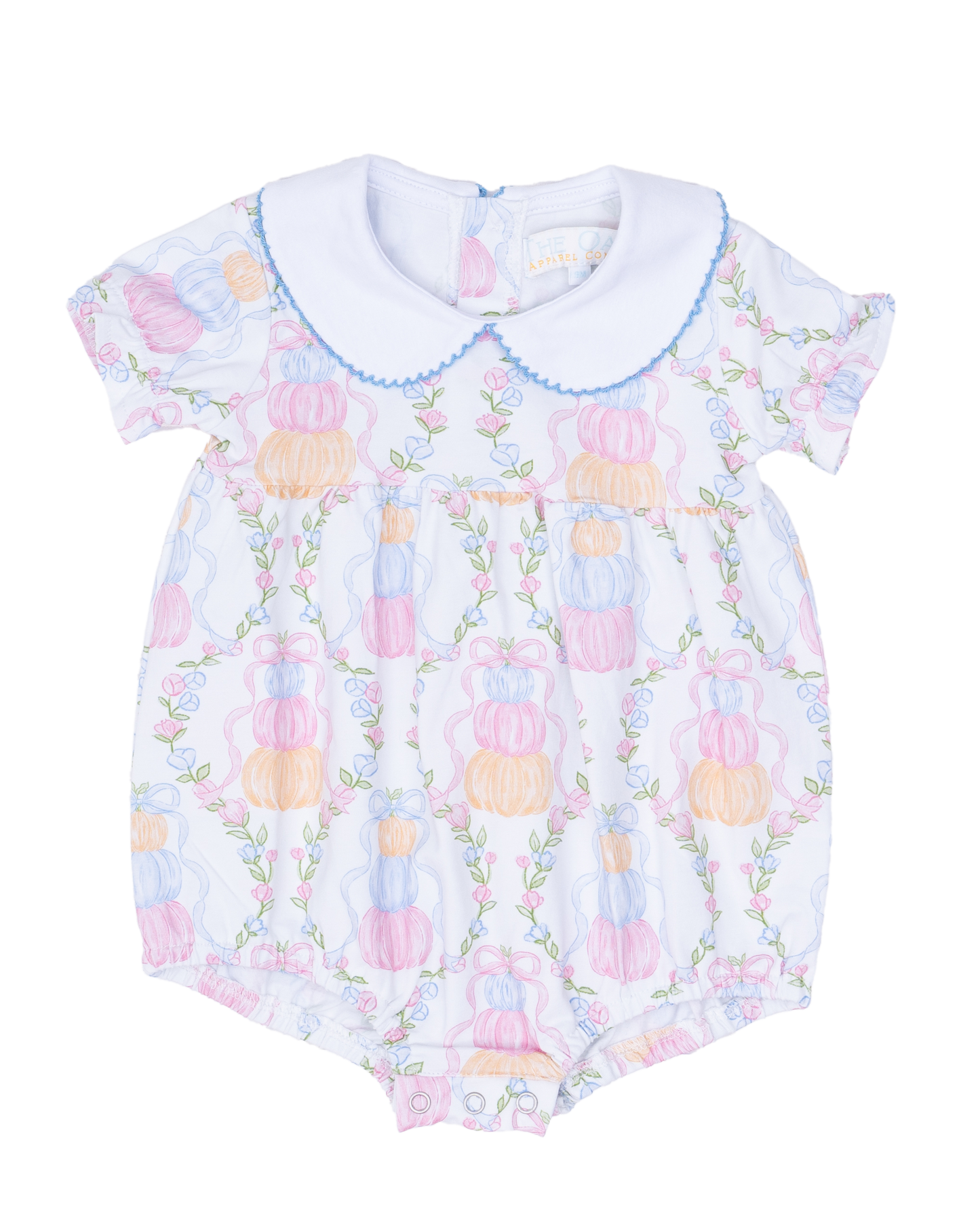 Mary Mills Pumpkin Trellis Bubble The Oaks Apparel Company