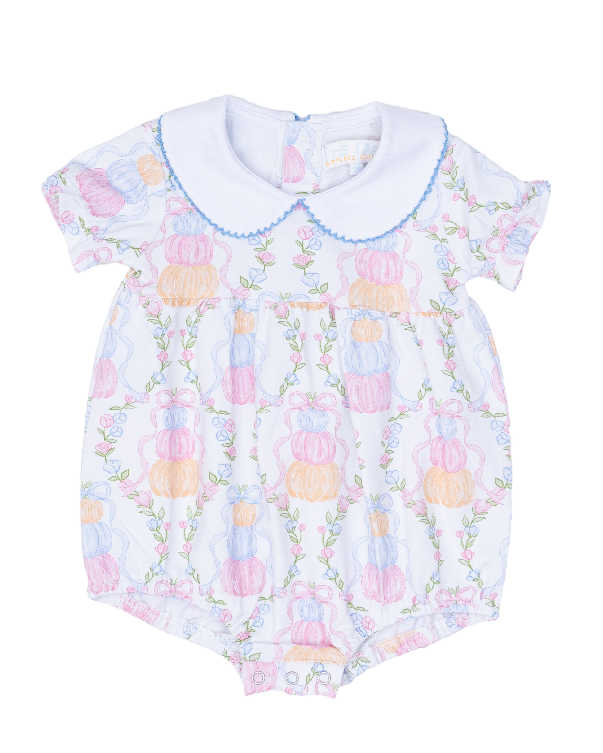 Mary Mills Pumpkin Trellis Bubble The Oaks Apparel Company