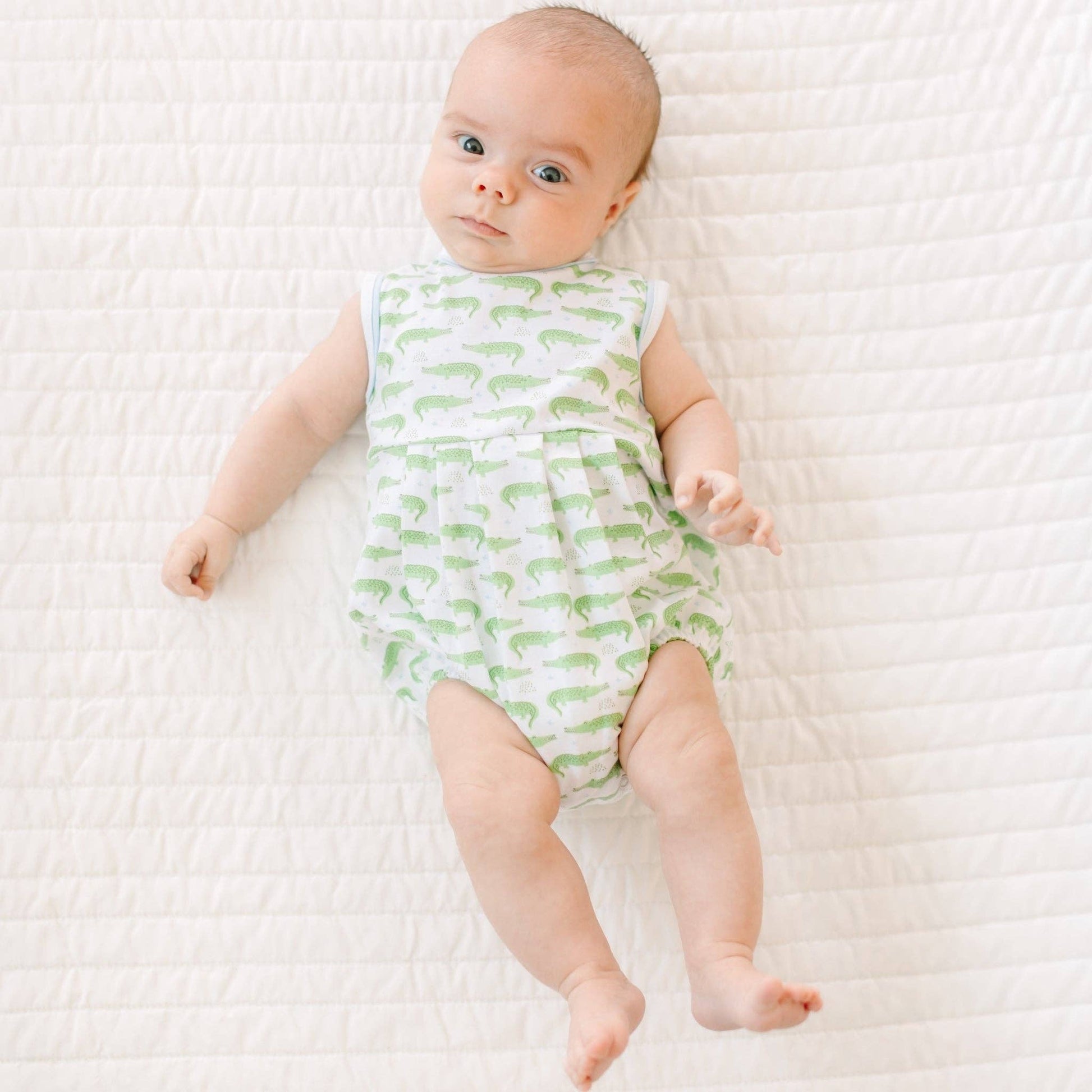 Bayou Baby Print Bubble - Light Blue Magnolia Baby