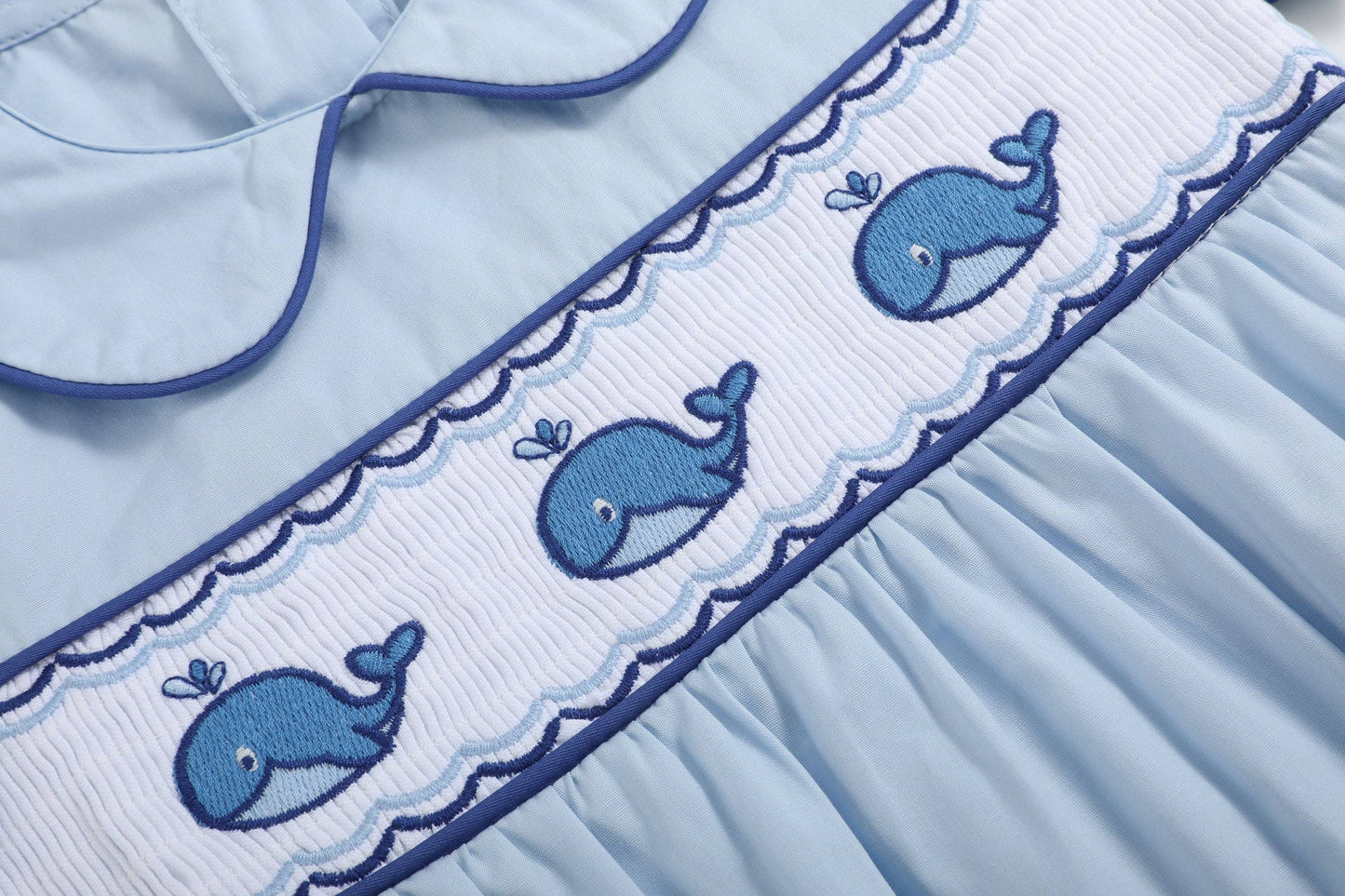 Whaley Cute Smocked Bubble