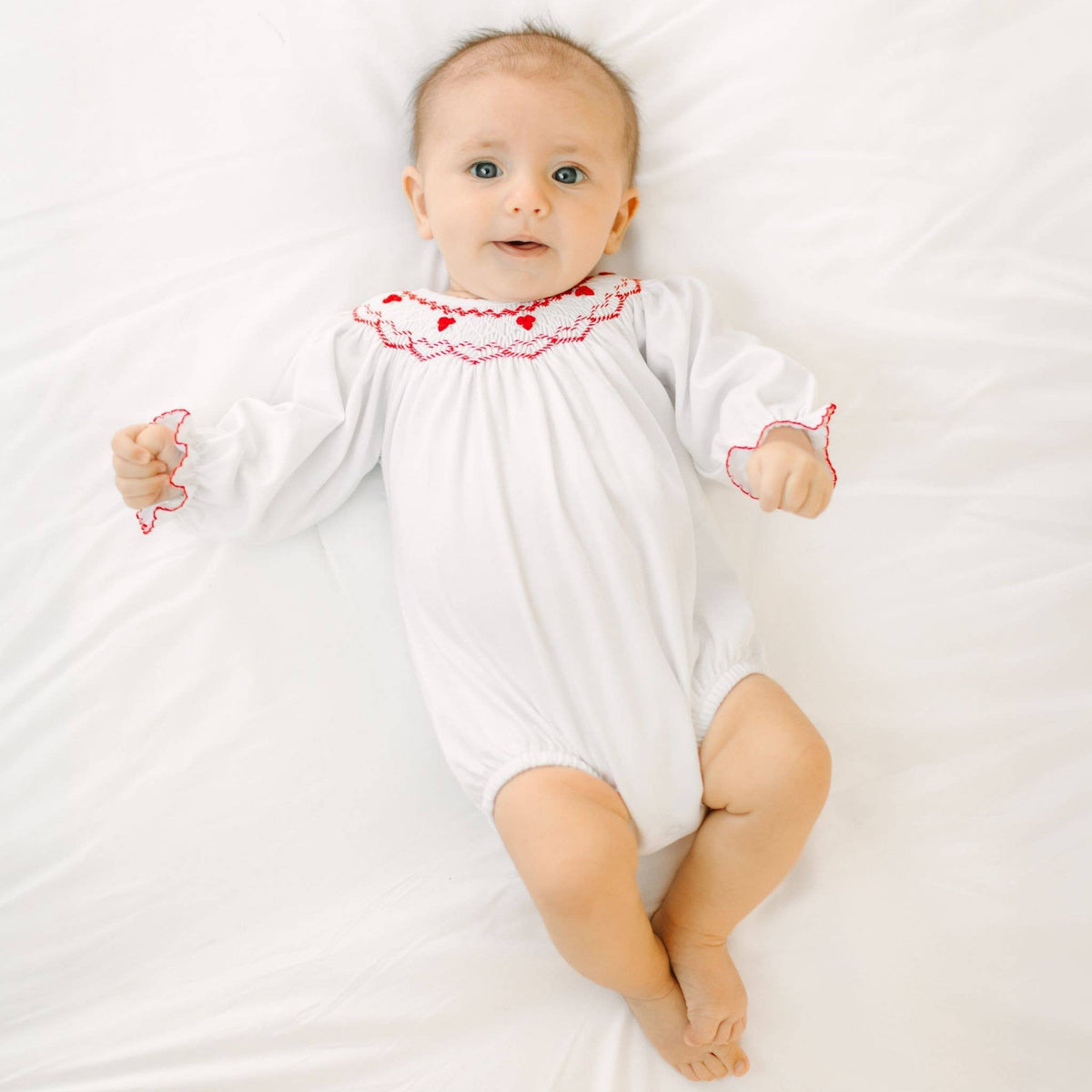 Holly Bishop Long Sleeve Girl Bubble Magnolia Baby