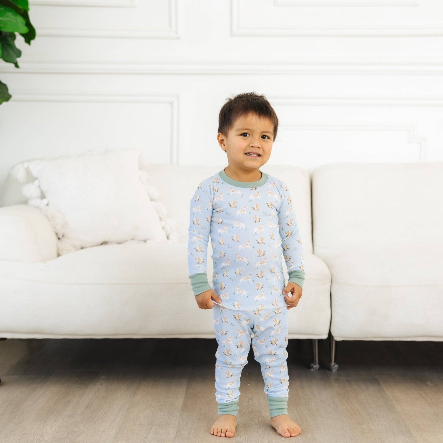 Duck and Hound Long Pajamas Magnolia Baby