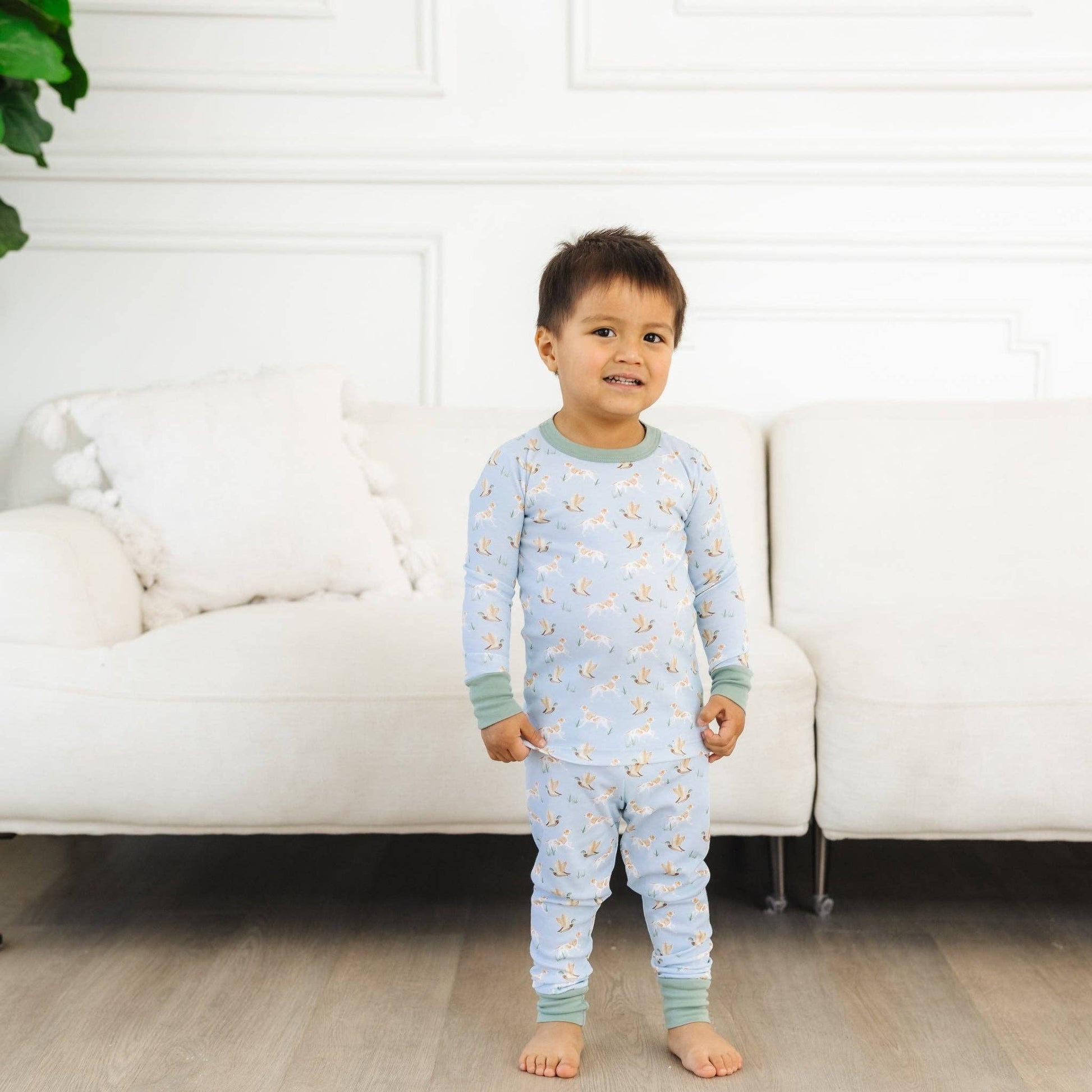Duck and Hound Long Pajamas Magnolia Baby