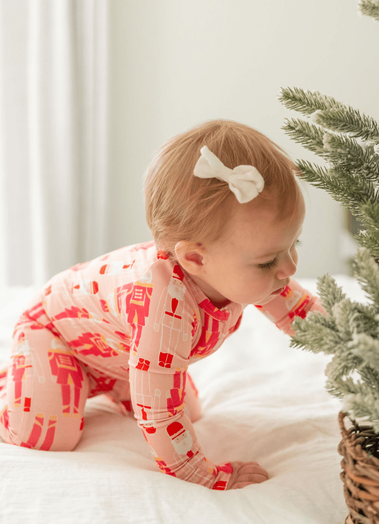 Pink Nutcrackers Zip Romper PB & Grape