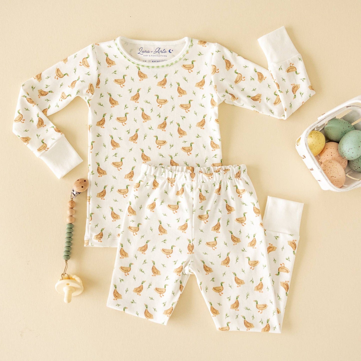 Meadowland Mallards Long Pajamas Magnolia Baby