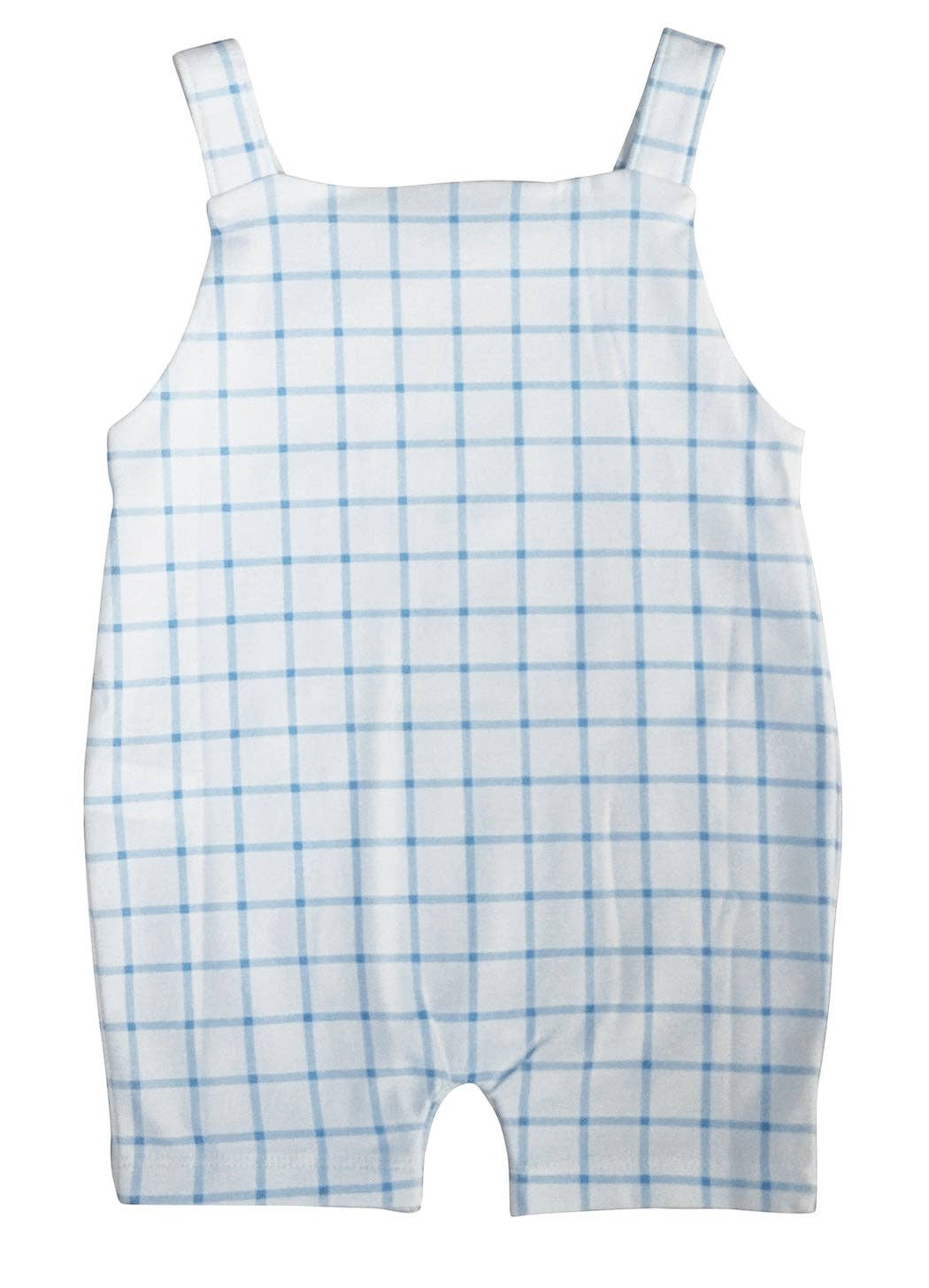 Blue Windowpane Overall